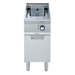 Friteuza electrica autonoma 14 litri Electrolux Professional, cu 1 cuva si 1 cos, elementi de incalzire interni.