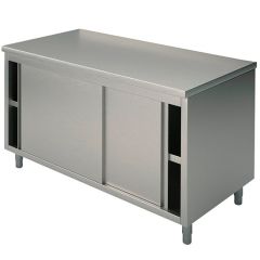 Masa tip dulap, usi glisante, fara rebord, 2000x600 mm