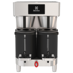 Masina preparare cafea Electrolux Professional, cu doua grupuri, cu caseta cu dispozitiv de incalzire