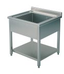 Spalator cu 1 cuva,  600x600 mm, polita