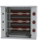 Grill electric pentru pui, 3 tepuse pentru 9 pui