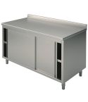 Masa tip dulap, usi glisante, cu rebord, 1000x700 mm