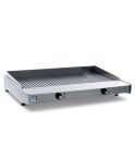 Grill electric striat, de banc, 2 zone de lucru
