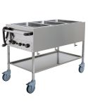 Carucior bain-marie, 3 GN1/1, h=150 mm