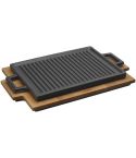 Grill fonta 22 x 30 cm cu suport - LAVA