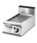 Grill pe gaz cu placa triata, de banc, 335x610 mm