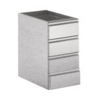 Modul cu 4 sertare, 400x640 mm