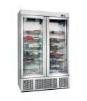 Vitrina congelare, 2 usi de sticla, capacitate 1300 litri