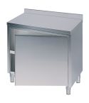 Masa tip dulap, cu rebord, 1 usa batanta, 600x600 mm
