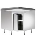 Masa tip dulap pe colt, cu rebord, 900x600 mm