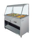 Vitrina bain-marie, 4xGN1/1