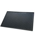 Tava reversibila BBQ/ Grill GN 1/1 din fonta, canelata/neteda