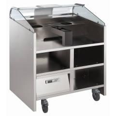 Statie mobila live-cooking Libero Point Electrolux Professional. Adecvat pentru 2 aparate din gama Libero HP