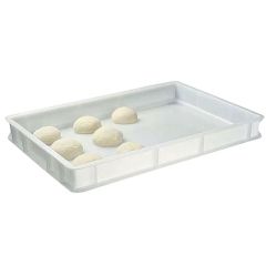 Cutie plastic pentru paline aluat pizza, 600x400x100 mm