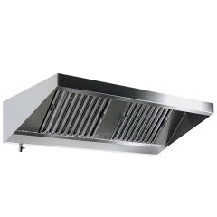 Hota de perete, tip Snack, 2 filtre labirint, 1200x1100 mm