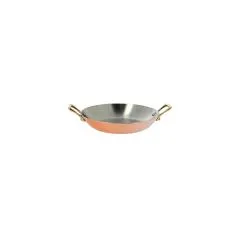 Tigaie 12 cm cu 2 manere din alama "Inocuivre" - de Buyer