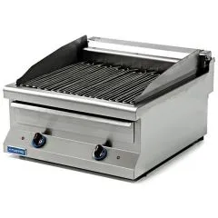 Grill traditional electric, de banc, 2 zone de lucru, 1055x472 mm