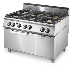 Masina de gatit, 6 arzatoare, cuptor static electric