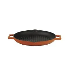 Tigaie grill 26 cm fonta, portocaliu - LAVA