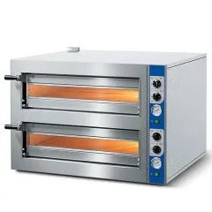 Cuptor pizza electric, 4+4 pizza/35 cm, control mecanic