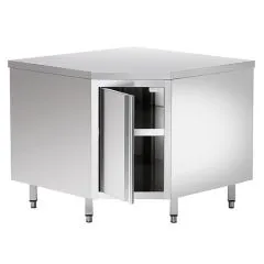 Masa tip dulap pe colt, fara rebord, 1000x700 mm