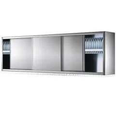 Dulap de perete cu scurgator de vase, usi glisante, 1400x400 mm