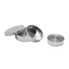 Set 9 cuttere aluat rotunde - de Buyer