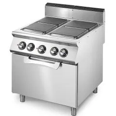 Masina de gatit electrica, 4 plite patrate, cuptor static electric