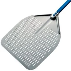 Paleta pentru pizza, rectangulara, perforata, 450x450 mm