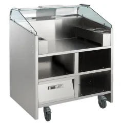 Statie mobila live-cooking Libero Point Electrolux Professional. Adecvat pentru 2 aparate din gama Libero