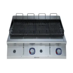 Grill de banc PowerGrill Electrolux Professional, alimentare pe gaz, modul complet - HP, inox 1,5 mm