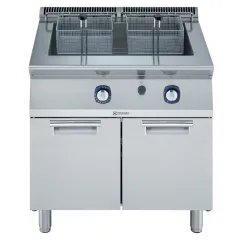 Friteuza tub Electrolux Professional autonoma alimentare gaz, 34 litri, cu o cuva si 2 cosuri