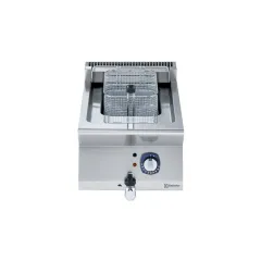 Friteuza electrica 12 litri Electrolux Professional, cu 1 cuva si 1 cos, elementi de incalzire interni.