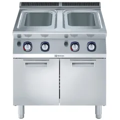 Masina de fiert paste Electrolux Professional , alimentare pe gaz, 24,5+24,5 litri, cu 2 cuve