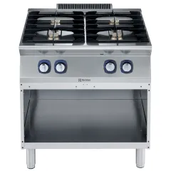 Masina de gatit Electrolux Professional, 4 arzatoare, suport deschis
