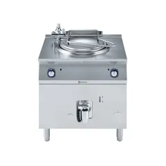 Marmita indirecta Electrolux Professional alimentare pe gaz, 60 litri, cu intrerupator de presiune