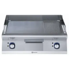 Grill electric Electrolux Professional, de banc, placa striata si placa neteda