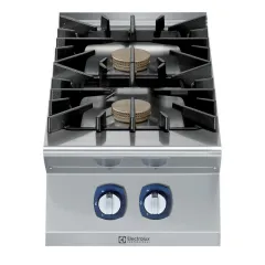 Masina de gatit cu 2 arzatoare (10kW fiecare) Electrolux Professional, alimentare gaz, de banc