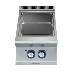 Masina de gatit Electrolux Professional cu 2 plite patrate (4 kW fiecare), alimentare electrica, de banc