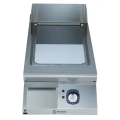 Gratar de banc Electrolux Professional cu placa neteda din crom, alimentare electrica, jumatate de modul, control prin termostat 391072
