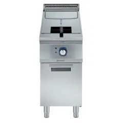 Friteuza electrica Electrolux Professional, 15 litri, cu o cuva in forma de „V” (elementi de incalzire externi) si 1 cos
