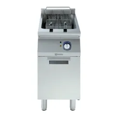 Friteuza electrica Electrolux Professional 18 litri, cu 1 cuva si 2 jumatati de cos, elementi de incalzire interni