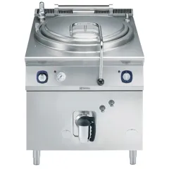 Marmita cu incalzire indirecta Electrolux Professional, alimentare pe gaz, 150 litri, cu intrerupator de presiune