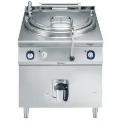 Marmita cu incalzire indirecta Electrolux Professional, alimentare pe gaz, 150 litri, cu intrerupator de presiune, cu reumplere automata a peretelui dublu