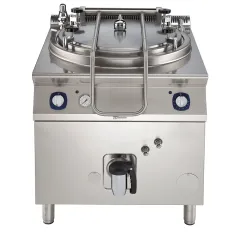 Marmita cu incalzire indirecta Electrolux Professional, alimentare pe gaz, 150 litri, cu intrerupator de presiune, autoclava