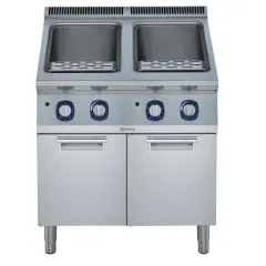 Masina electrica de fiert paste Electrolux Professional, 40+40 litri, cu 2 cuve