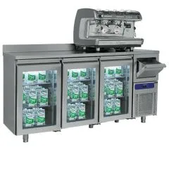 Modul bar refrigerat, 3 usi sticla GN1/1