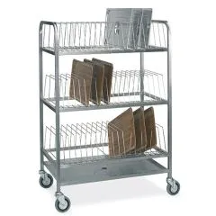Carucior de uscare tip rack, capacitate 60 tavi