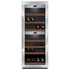 Vitrina de vinuri refrigerata, 2 zone de temperatura, 38 sticle
