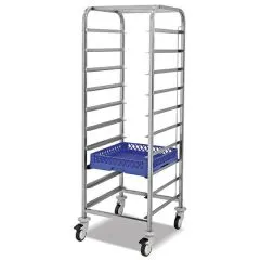 Carucior cosuri farfurii, capacitate 10 cosuri
